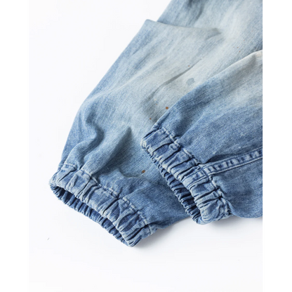 ANACHRONORM  AGING UTILITY DENIM ANORAK PULLOVER INDIGO
