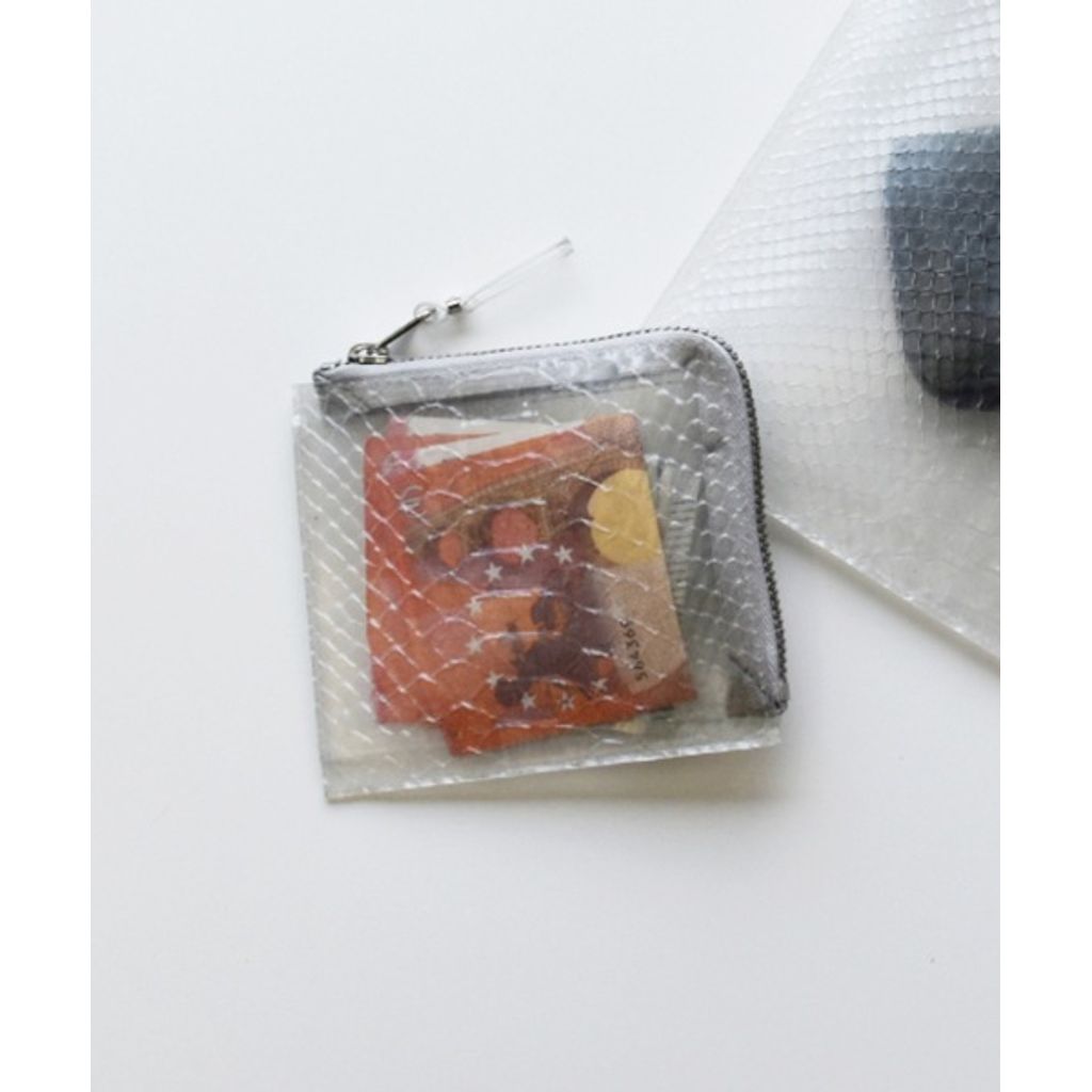 Wallet COMME des GARCONS 【TRANSPARENT SNAKE】L-ZIP WALLET