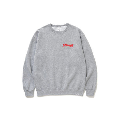 BEDWIN & THE HEARTBREAKERS L/S PRINTED C-NECK SWEAT "KING"