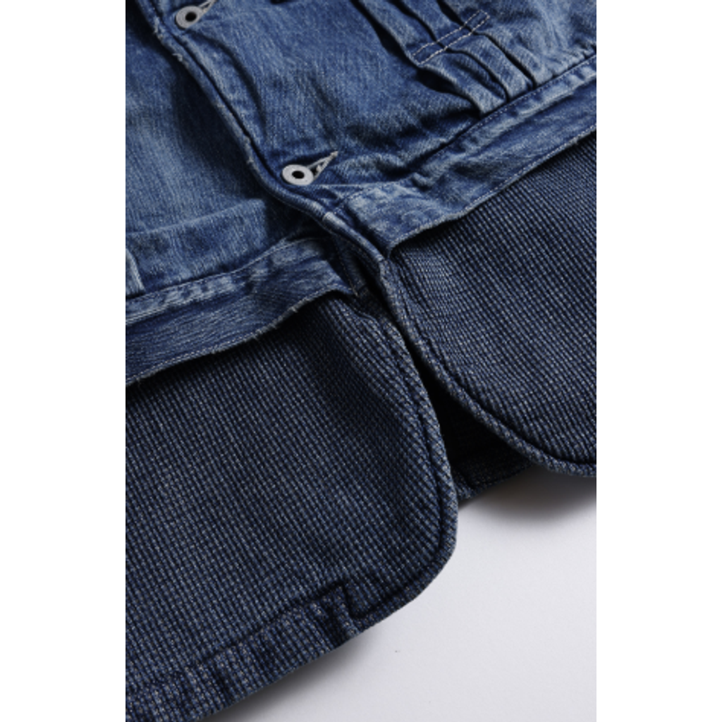 FDMTL FA26JK42U PLEATS LAPEL JACKET 3YR WASH