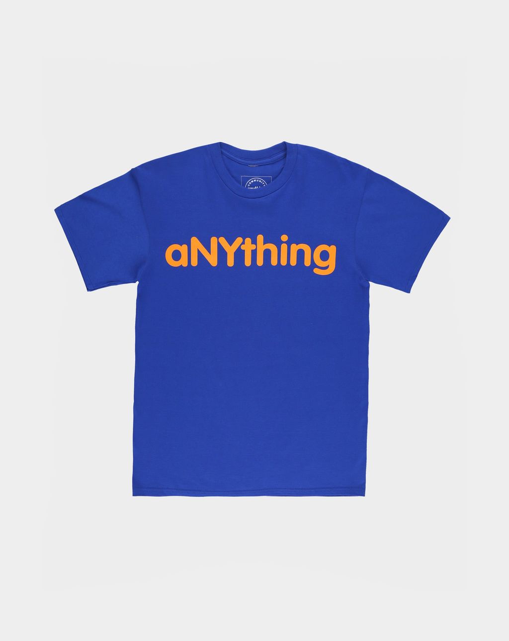 aNYthing Logo T-Shirt - Royal Blue