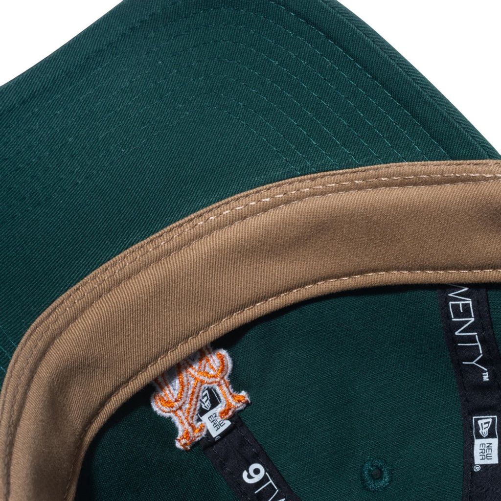 NEW ERA 9TWENTY Khaki Sweat Band ニューヨーク・メッツ カーキスウェットバンド ダークグリーン