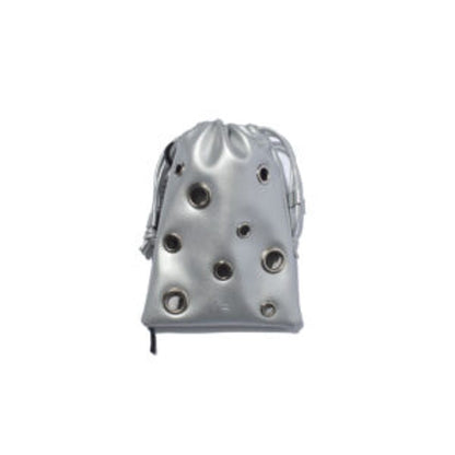 F/CE. TECH LEATHER EYELET POCHETTE