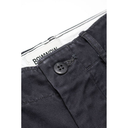 BOWWOW BLACK WORK TROUSERS AGED