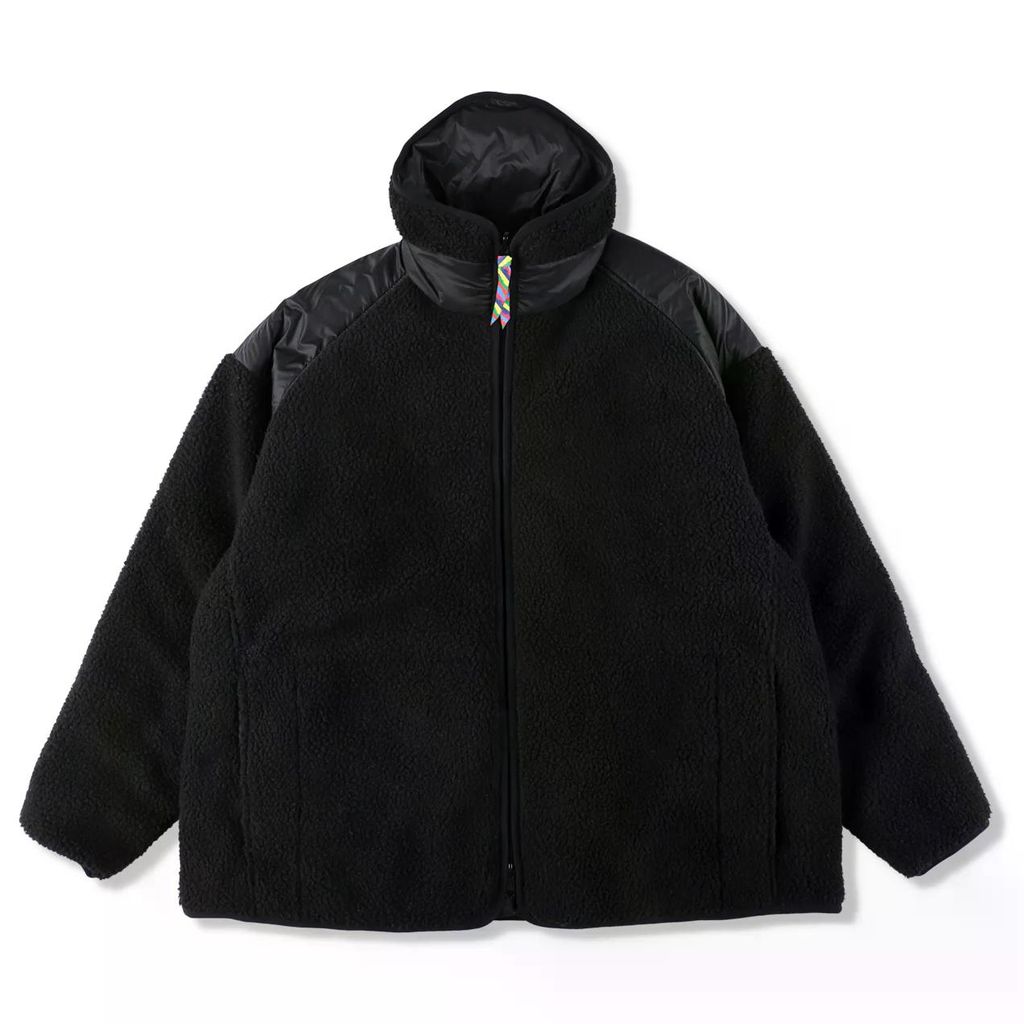 is-ness REVERSIBLE FLEECE DOWN JACKET is-ness×TAION