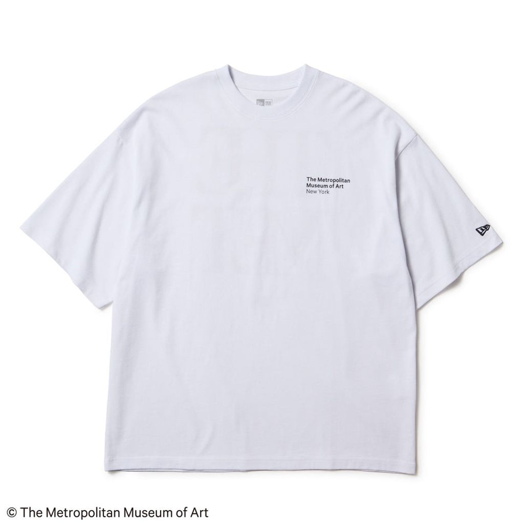 NEW ERA  半袖 オーバーサイズド コットン Tシャツ The Met ホワイト
