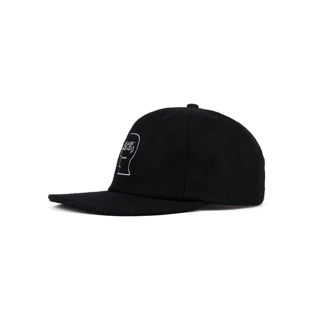 BRAIN DEAD FLANNEL CLASSIC LOGOHEAD 6PANEL HAT