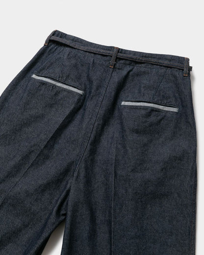 beautiful people left hand twill tuck denim pants