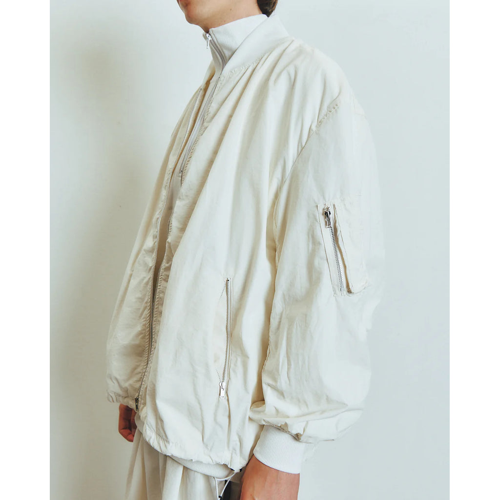 is-ness MILITARY ZIP SHIRT
