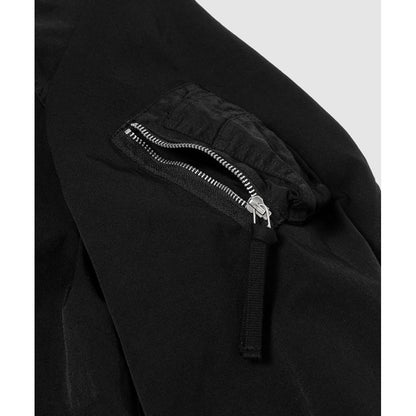 COMME des GARCONS HOMME NYLON TWILL OVER DYE MILITALY JACKET (BLACK)