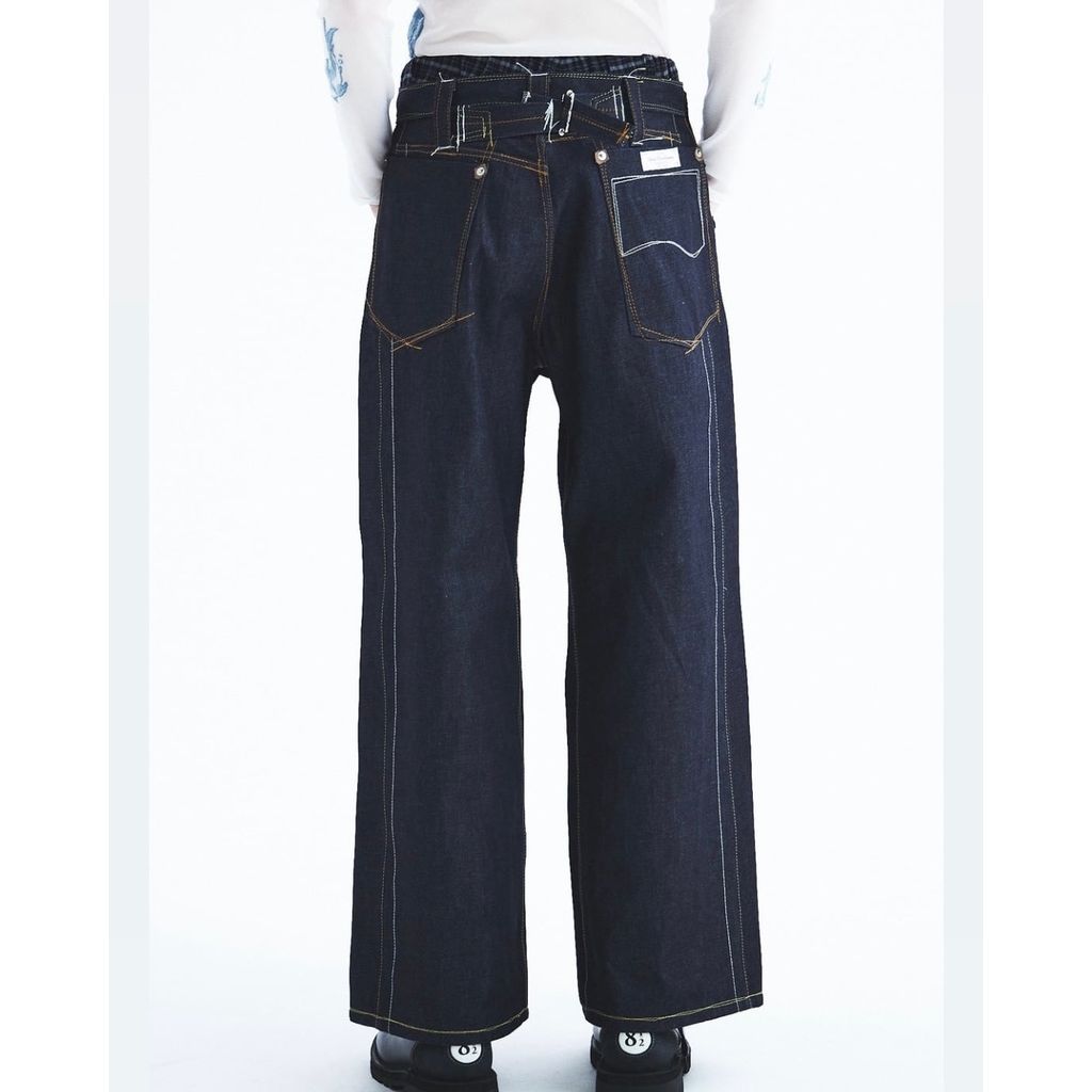DAIRIKU "Freedom Stitch" Rigid Denim Western Pants