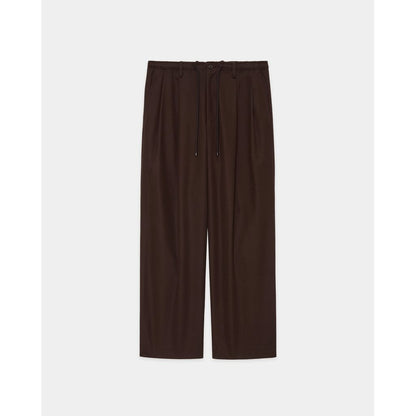 MARKAWARE Organic Cotton Gabardine Double Pleated Easy Trousers