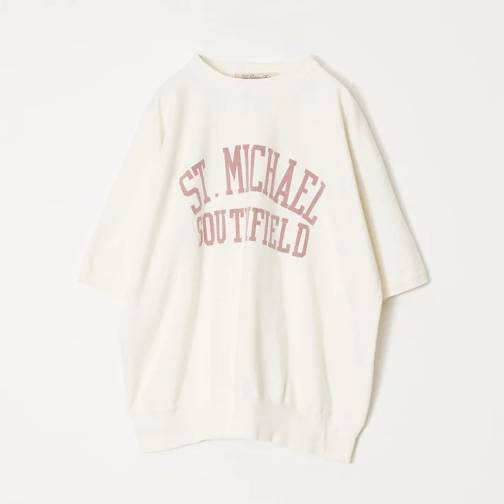REMI RELIEF SP加工裏毛SSクルー(ST.MICHAEL) REMI RELIEF SP加工裏毛SSクルー(ST.MICHAEL) – MAROON WEBSTORE