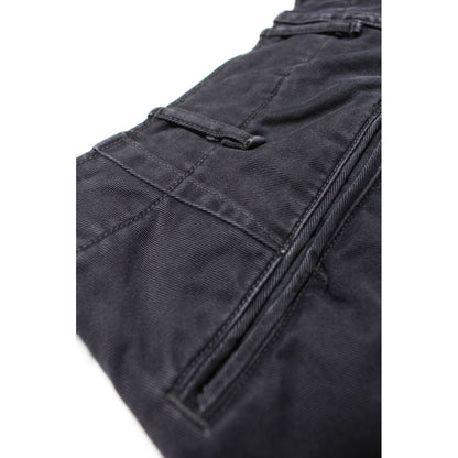 BOWWOW BLACK WORK TROUSERS AGED