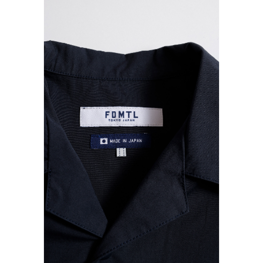 【予約商品】FDMTL FA26SH26C-NV ZIP KYTE S/S SHIRT