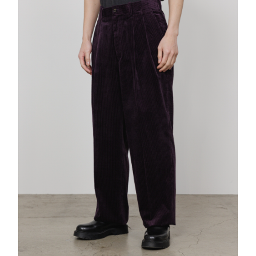 【予約商品】MARKAWARE CLASSIC FIT DOUBLE PLEATED TROUSERS