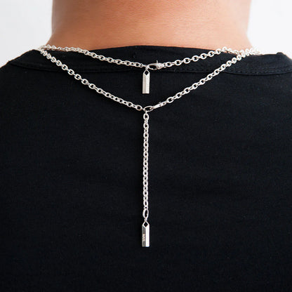 FANTASTIC MAN NECKLACE CHAIN D-011S "Azuki L 50"