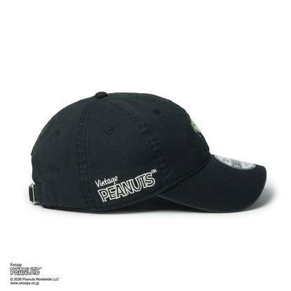 NEW ERA 9TWENTY Vintage PEANUTS ピーナッツ GOLF スイング ブラック 14865327