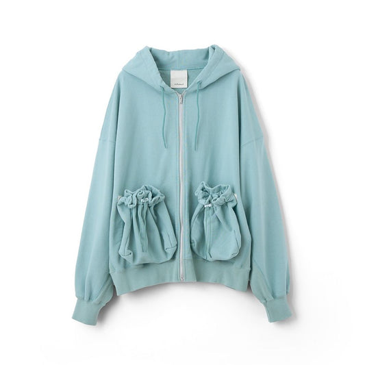 refomed "KINCHAKU" ZIPUP HOODIE