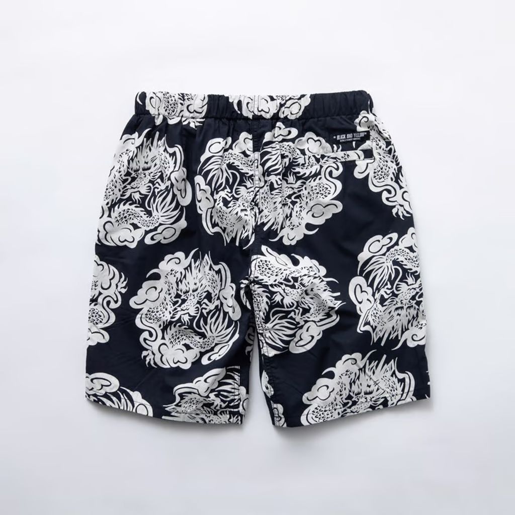 RATS ZIP COTTON SHORTS PRINT