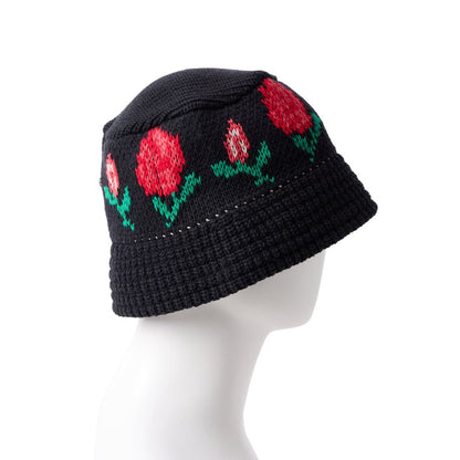 NEW ERA ニットバケット ローズ ブラック 14667667