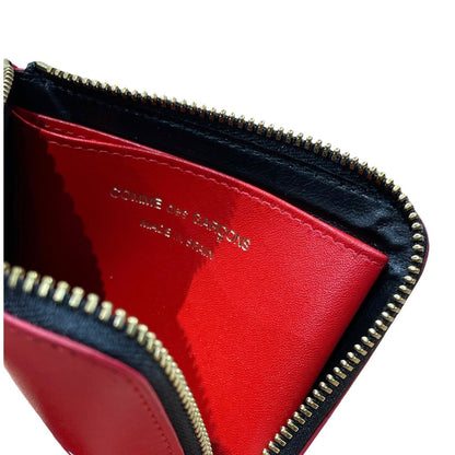 Wallet COMME des GARCONS CDG WALLET Huge Logo Red