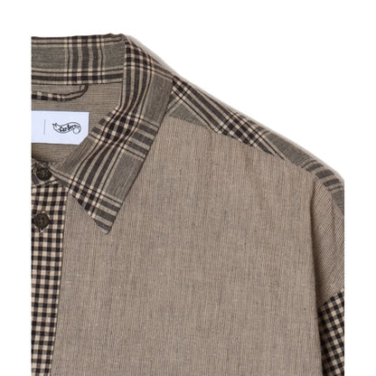 SUGARHILL CS LINEN BIG SHIRT CRAZY PATTERN