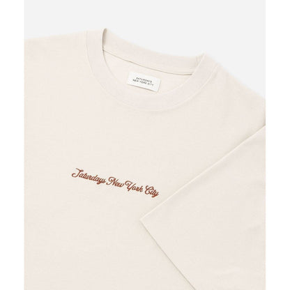 SATURDAYS NEW YORK CITY Pique Logo Standard SS Tee BBM26250