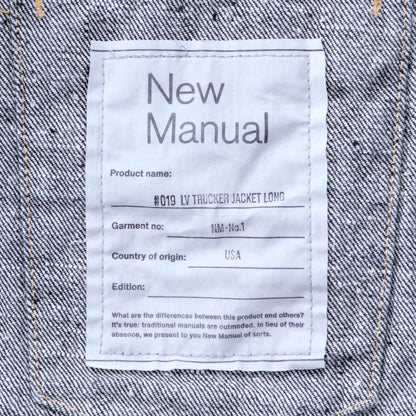 New Manual LV TRACKER JACKET LONG ONE-WASHED