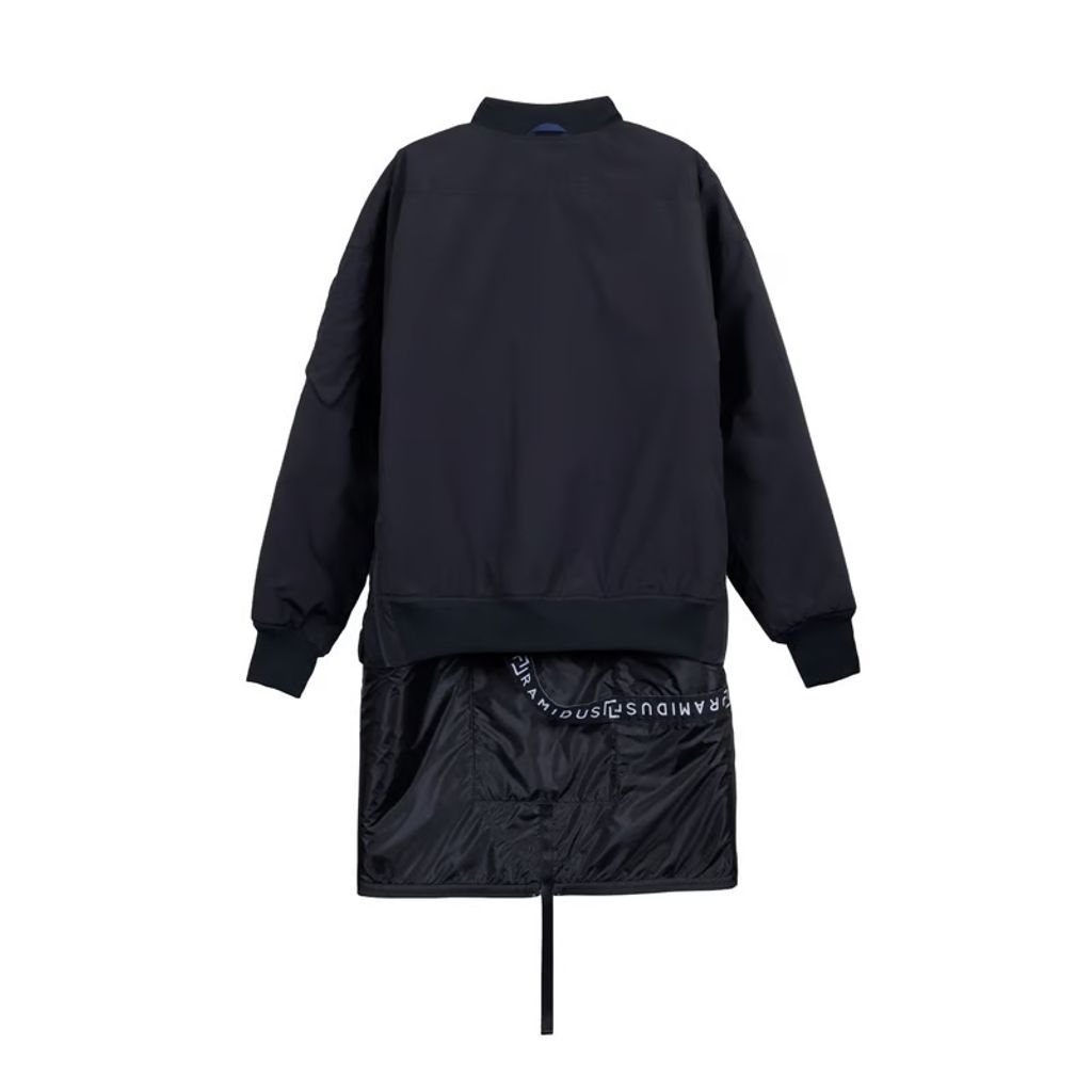 Poliquant THE REVERSIBLE BOMBER JACKET ADJUSTABLE VERSATILE TOTE BAG FEATURED RAMIDUS