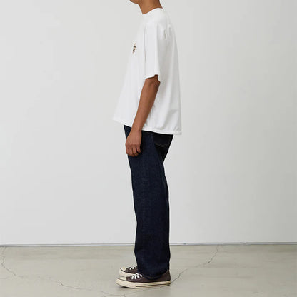 REMI RELIEF  SP加工シェリー裏毛SSクルー (刺繍:虎)