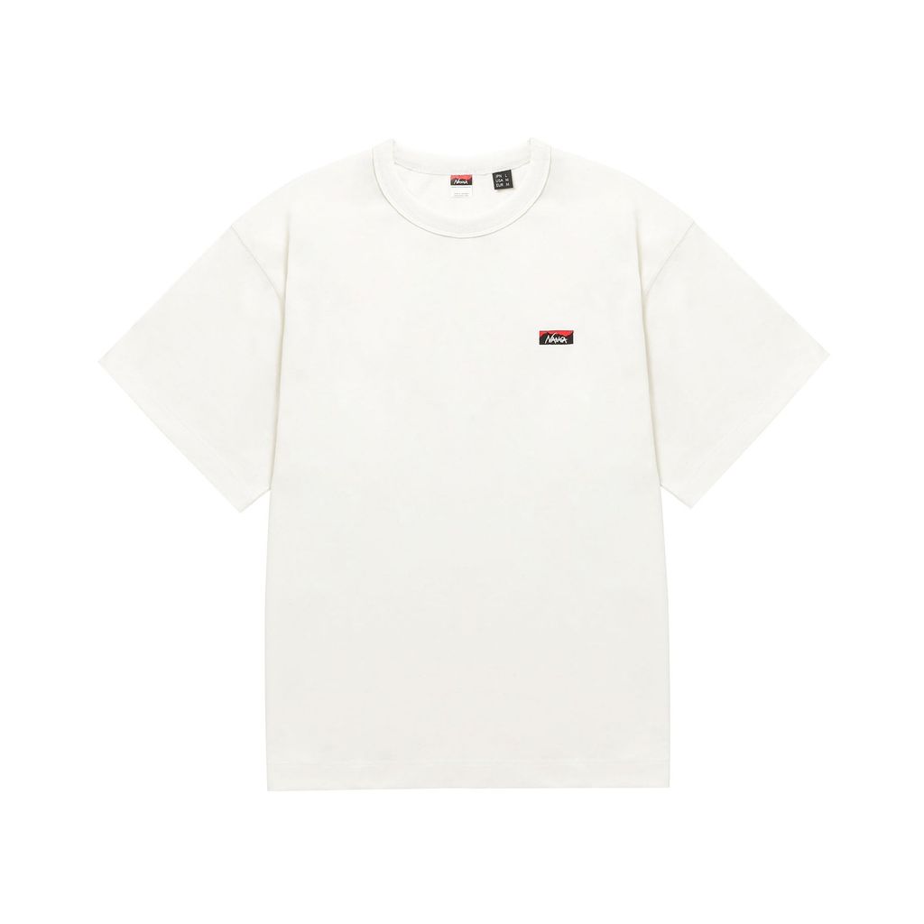NANGA ECO HYBRID BOX LOGO EMBROIDERY TEE