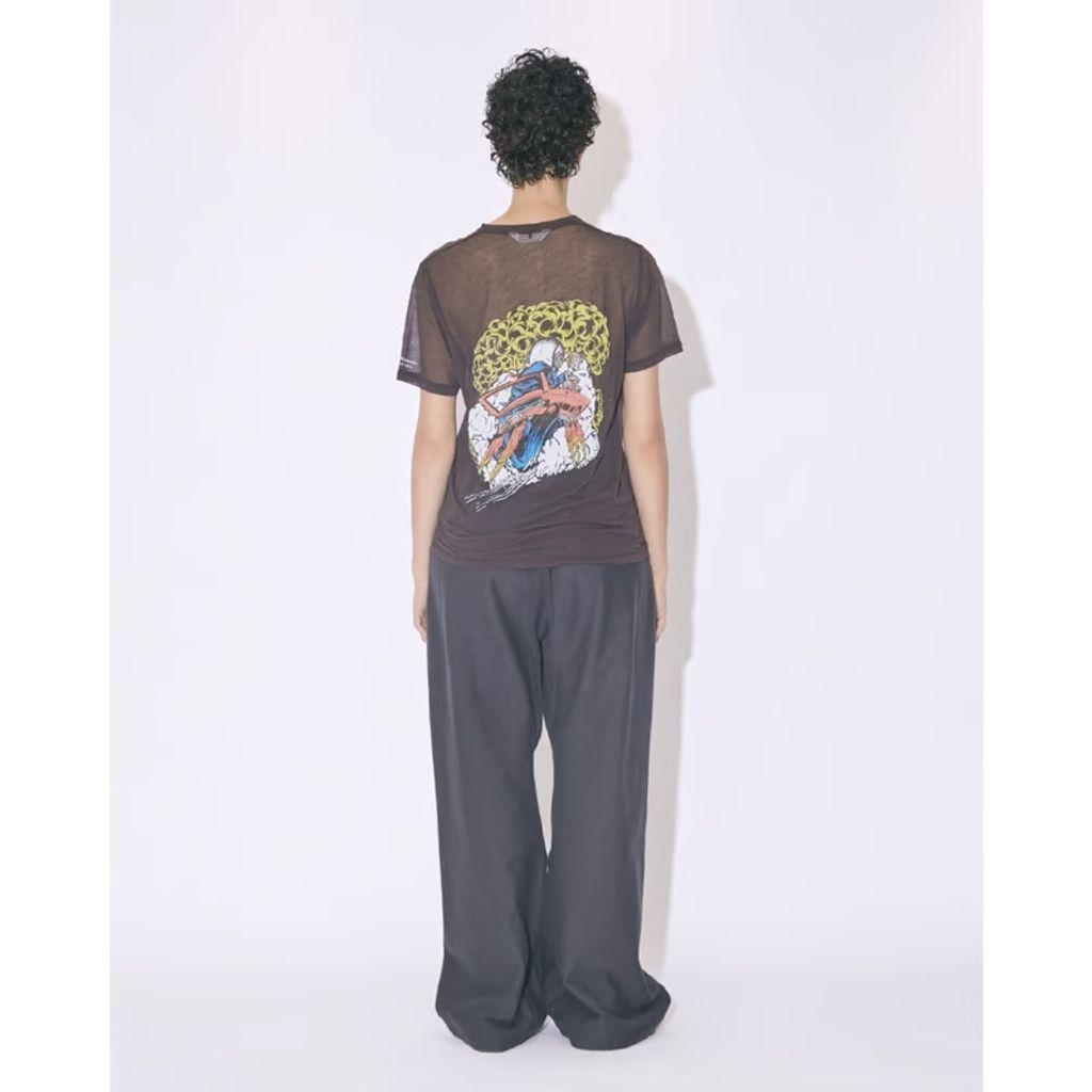 beautiful people MEGADETH sheer jersey T-shirt