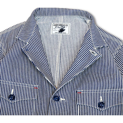 ANDFAMILYS LINEAGE LIMITED Stand Collar Work Jacket