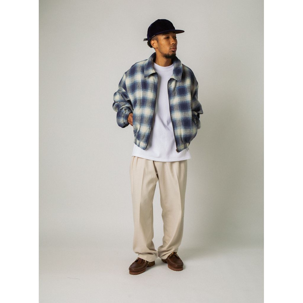 APPLEBUM OMBRE CHECK JACKET [NAVY/WHITE] / 2420615