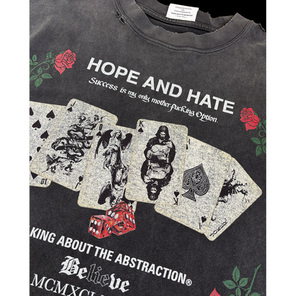 【予約商品】TALKING ABOUT THE ABSTRACTION TRANSCRIPTION HOPE&HATE TEE