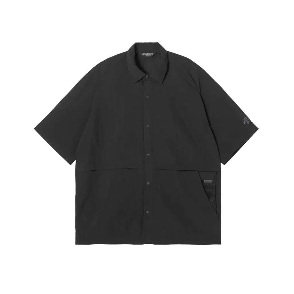 DESCENTE ALLTERRAIN（デサント オルテライン）【81】ウーブンハーフスリーブシャツ