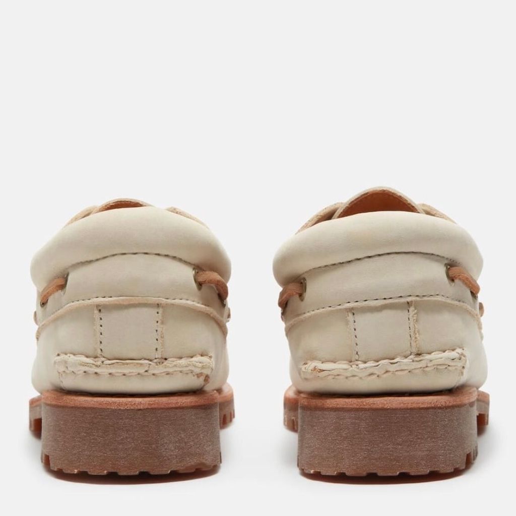 Timberland スリーアイ(3eye) ラグ ハンドソーン ボート シューズ メンズ (ライトベージュ）