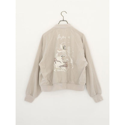 REMI RELIEF RN30389009 レーヨンフィブリルツイルスカジャン(刺繍：龍・虎)  26ss