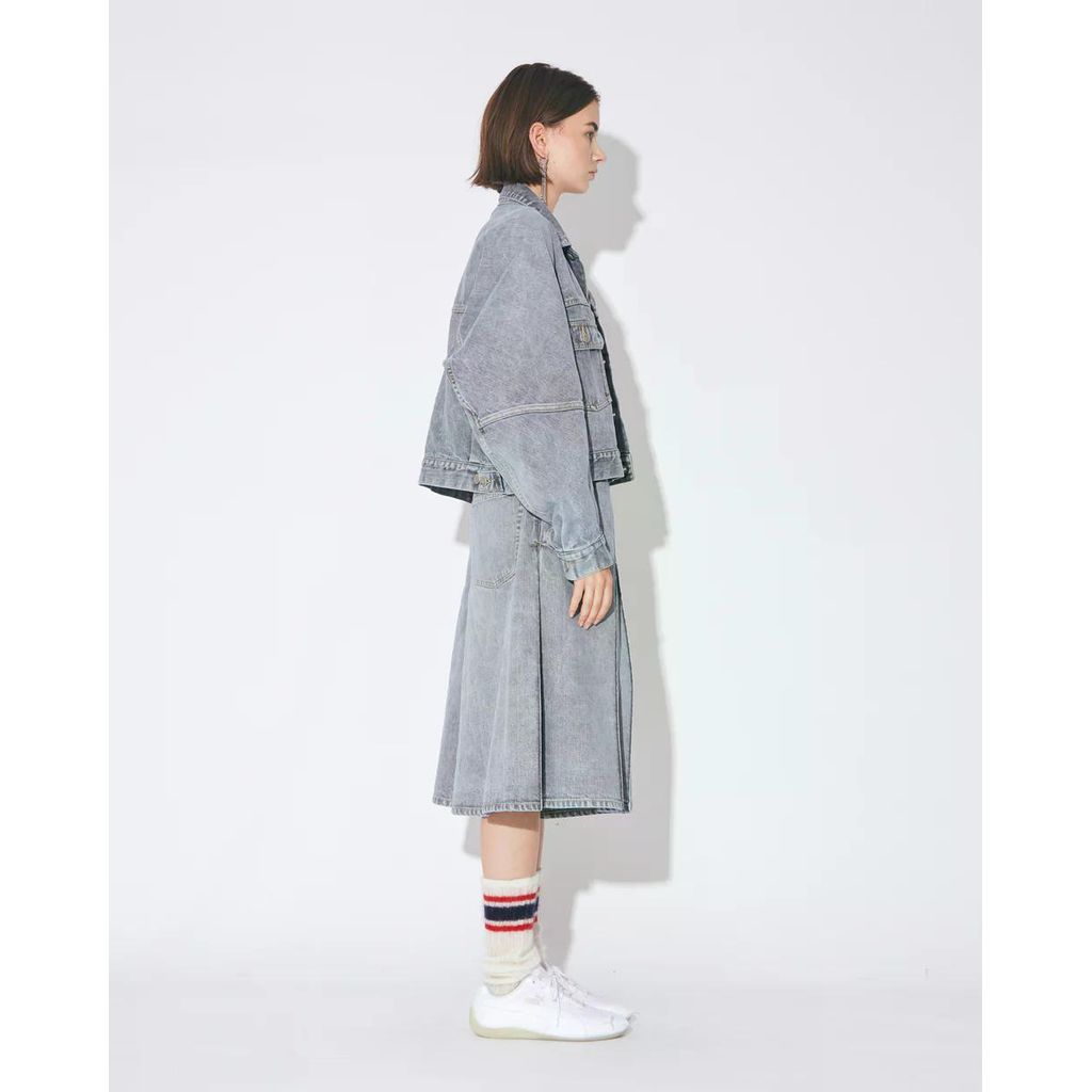 beautiful people selvedge denim o/d tuck skirt pants