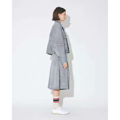 beautiful people selvedge denim o/d tuck skirt pants
