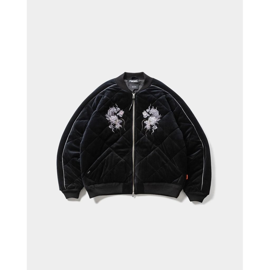 TIGHTBOOTH VELOUR SOUVENIR JKT - TIGHTBOOTH x DELUXE