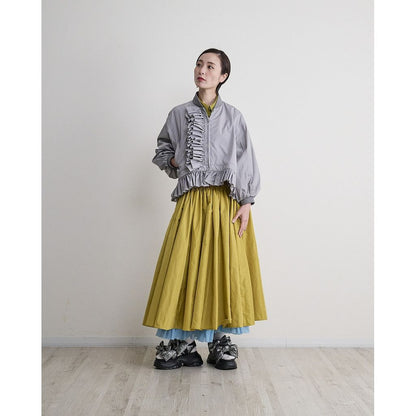 THOMAS MAGPIE  2263602 Taffeta×Lace Long Skirt