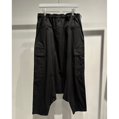 Ground Y COTTON GABARDINE CARGO SAROUEL PANTS