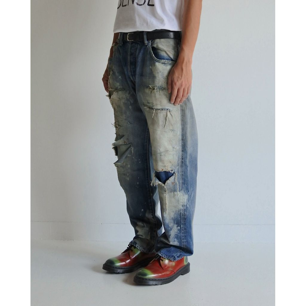ANACHRONORM HARD REMAKED REGULAR TAPERED 5P PANTS INDIGO (REMAKE)
