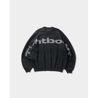 TIGHTBOOTH BIG LOGO KNIT SWEATER