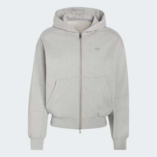 adidas originals プレミアムエッセンシャルズ クロップド フルジップ スウェットシャツ