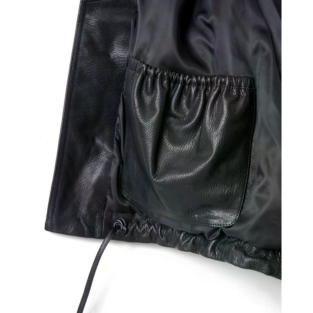 refomed CCU LEATHER FORMAN JACKET