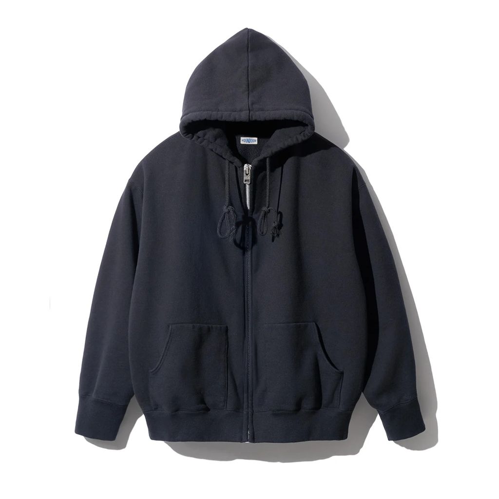 FOUNDOUR COTTON FRENCH TERRY ZIP UP HOODIE