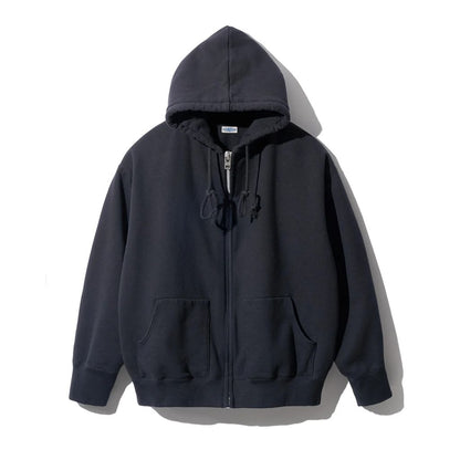 FOUNDOUR COTTON FRENCH TERRY ZIP UP HOODIE
